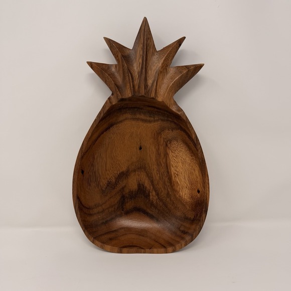 Tropico Hawaii Pineapple Bowl Made In The Philippines 10" X 5" - Picture 2 of 16